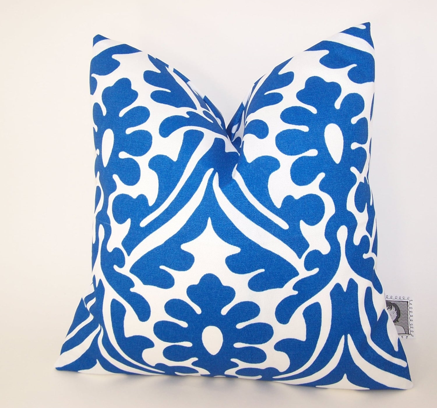 Blue Outdoor Pillow Cobalt Blue PILLOW Lumbar Various