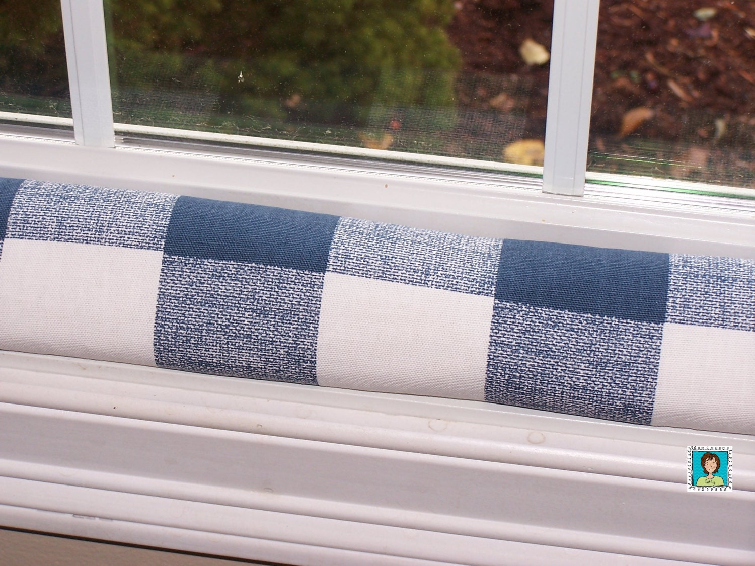 Blue Window Snake Door Snake Draft Blocker Door Stopper