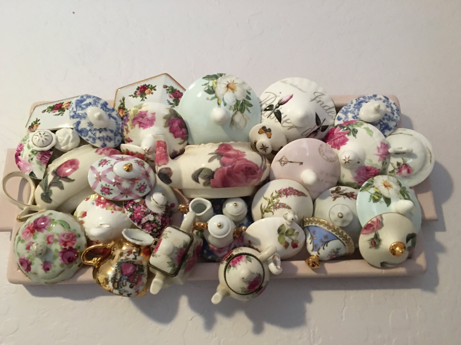 Teapot Wall Decor Quirky With Teapots Cups And Teapot Lids