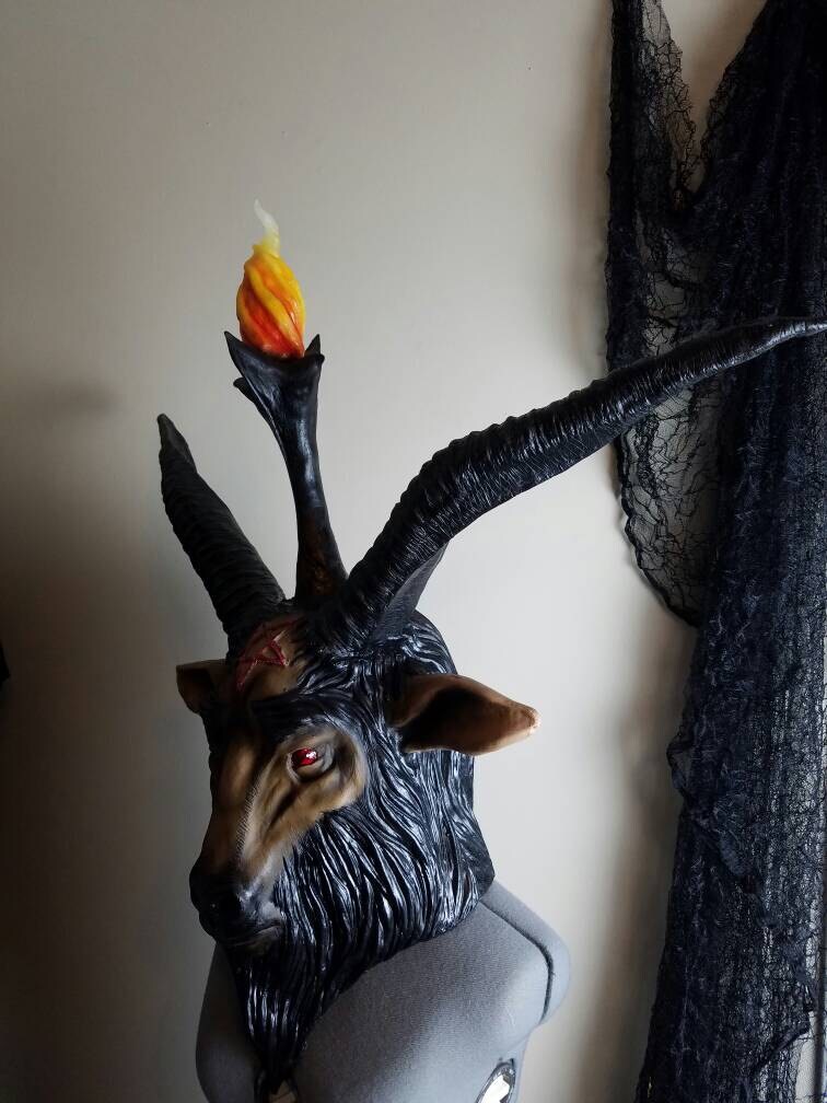 Baphomet latex mask
