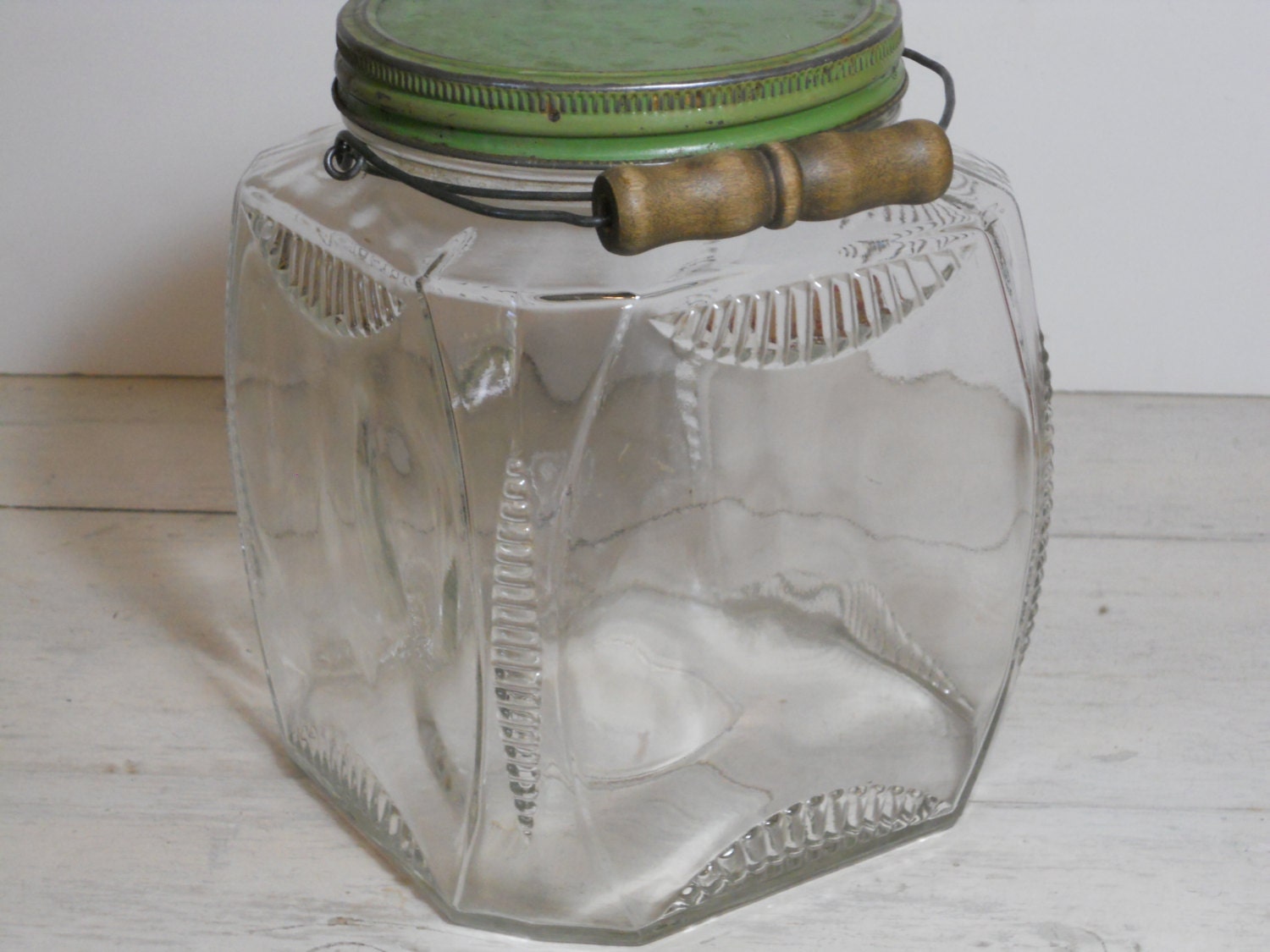 Glass Square Jar Bathroom Vanity