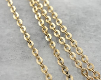 The Perfect Necklace: An Oval Link Gold Chain DJW3RL-D