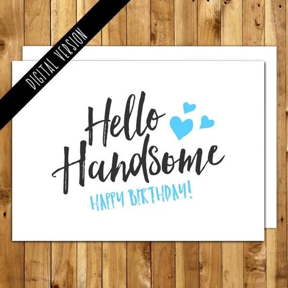 printable birthday card for him happy birthday card