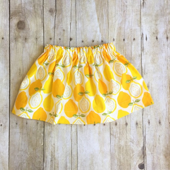 lemon print girls shirt
