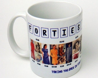 1940s Fashion Collection Coffee Mug