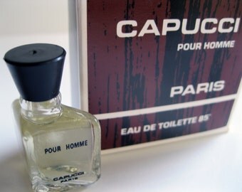Capucci Pour Homme by Roberto Capucci 70's Vintage Formula Eau de Toilette Miniature FREE UK DELIVERY!