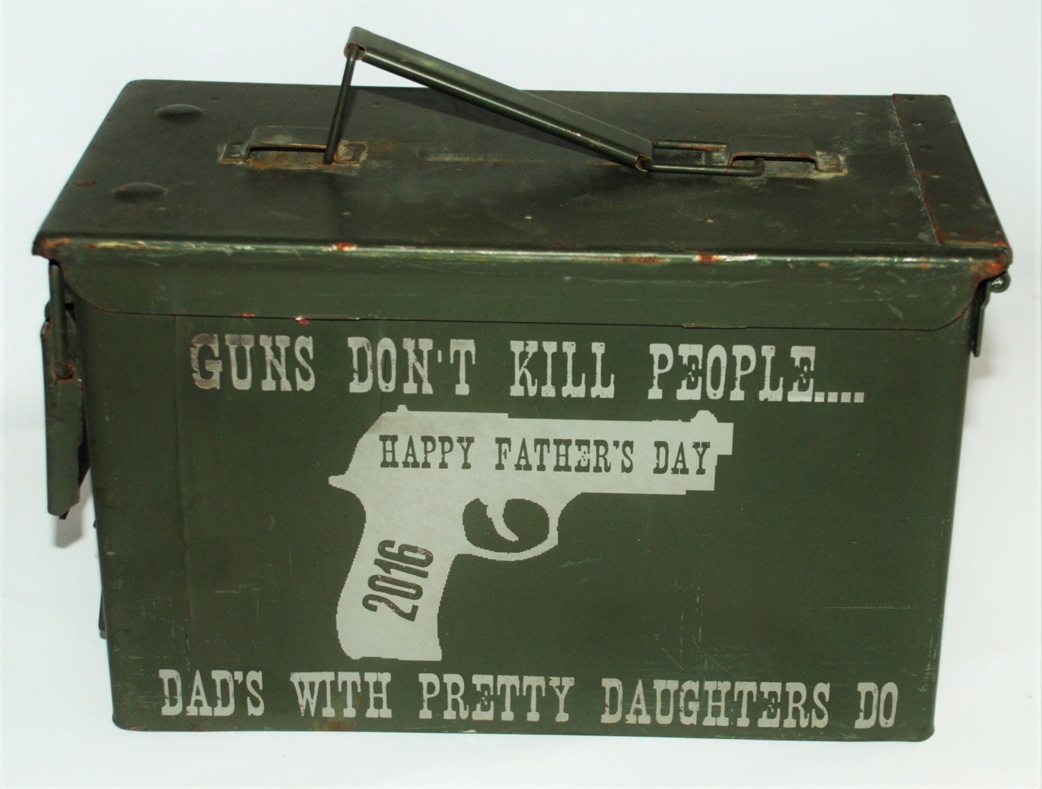 Ammo Box Gift for Men Personalized Laser Engraved Ammo Box