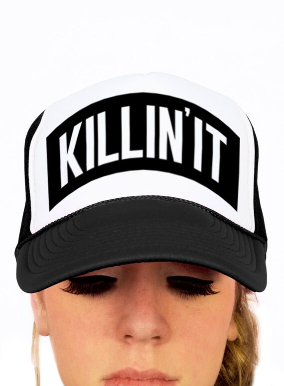 Killin' It Hat Killin It Black Trucker Hat
