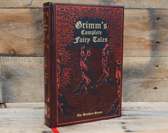 Book Safe - Grimms Fairy Tales - Leather Bound Hollow Book Safe