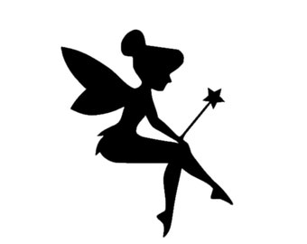 Tinker Bell from Peter Pan Decal | Tink Decal | Tinker Bell Sticker | Tinker Bell Decal | Peter Pan Decal | Sitting Tinker BellDecal