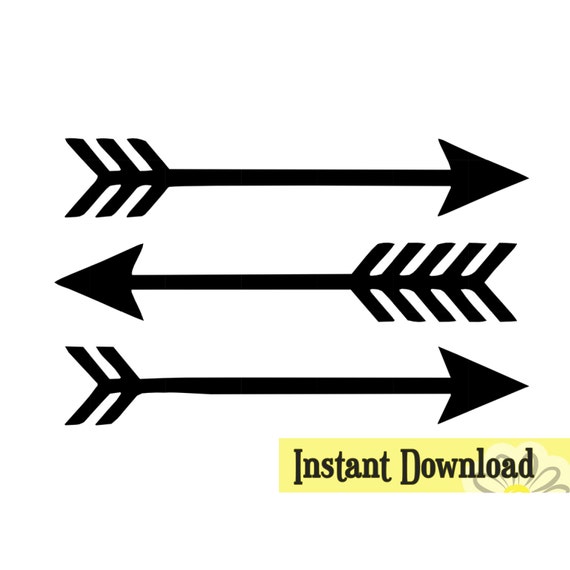 Download 3 Arrows - .SVG & .studio3 cut file - Instant Download ...