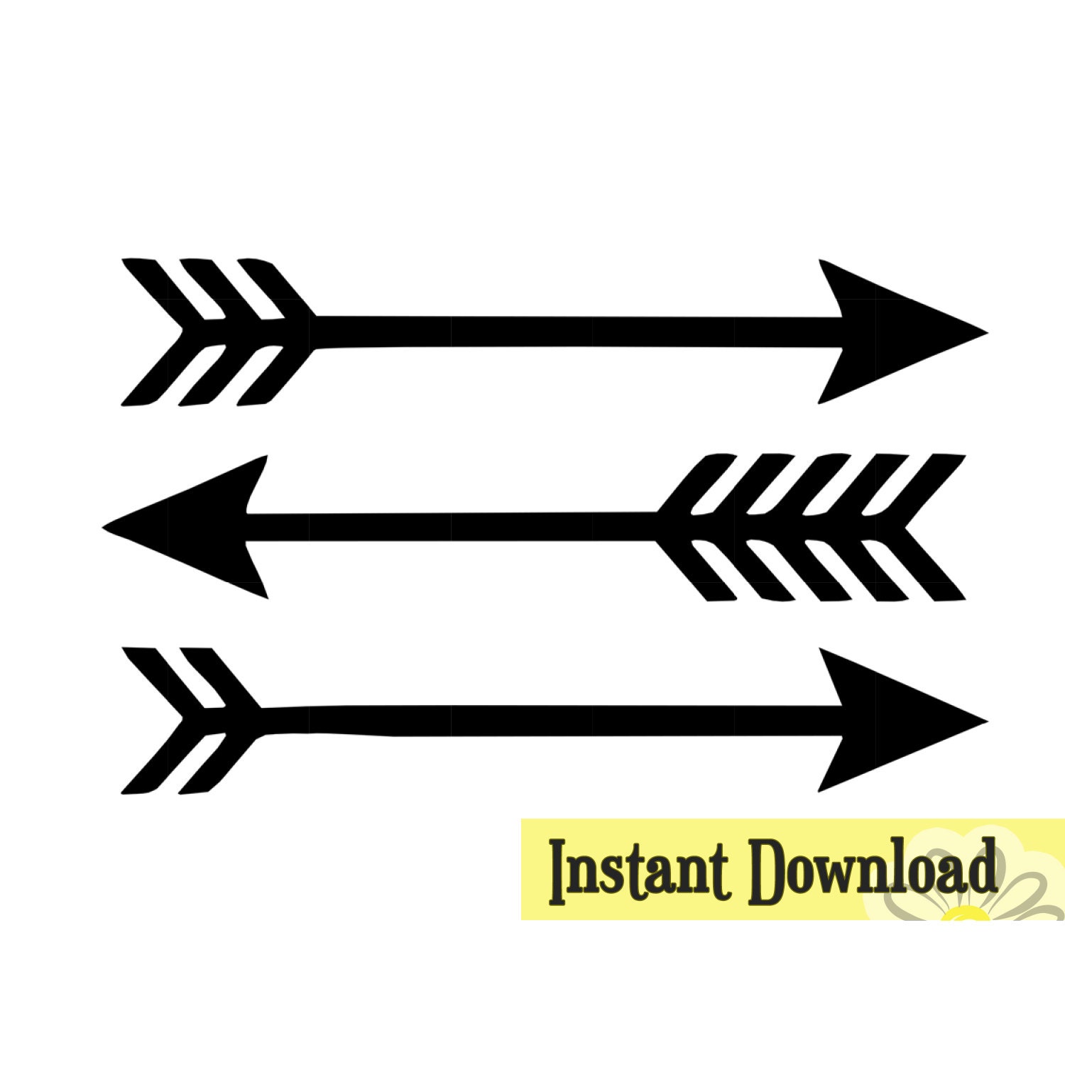 3 Arrows .SVG & .studio3 cut file Instant Download