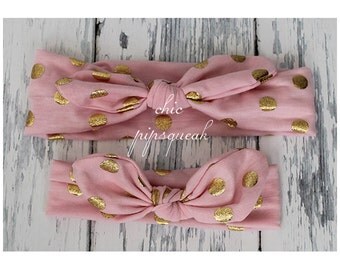 Baby Headband, Baby Headwrap, Baby Gold Headband, Baby Gold Headwrap, Girls Headband, Girls Headwrap, Girls Gold Headband, Toddler Headband