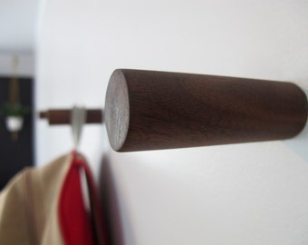 Wooden Wall Hook - Walnut, Cherry, Maple