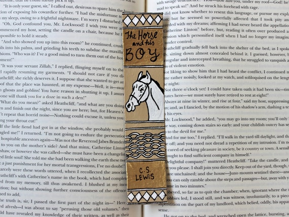 Narnia Hand Painted Bookmark // CS Lewis // The by PeelsandPosies
