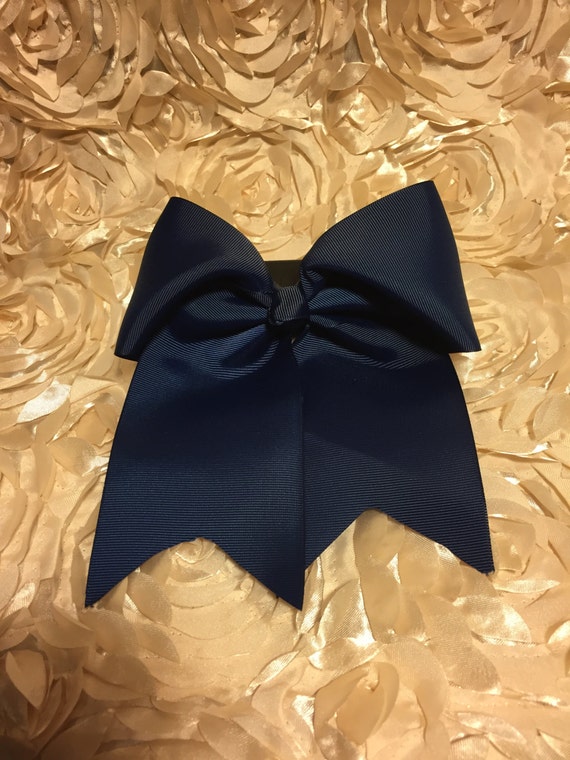 Navy Hair Bow Vinyl Or Monogram by GoGreekEmbroidery on Etsy