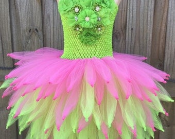 Tinkerbell costume/ tinkerbell birthday/ Tinkerbell tutu dress/ Fairy tutu/ fairy costume/ tinkerbell tutu/ Halloween costume