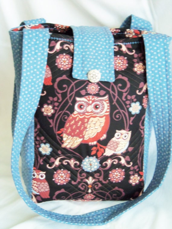 quilted knitting bag