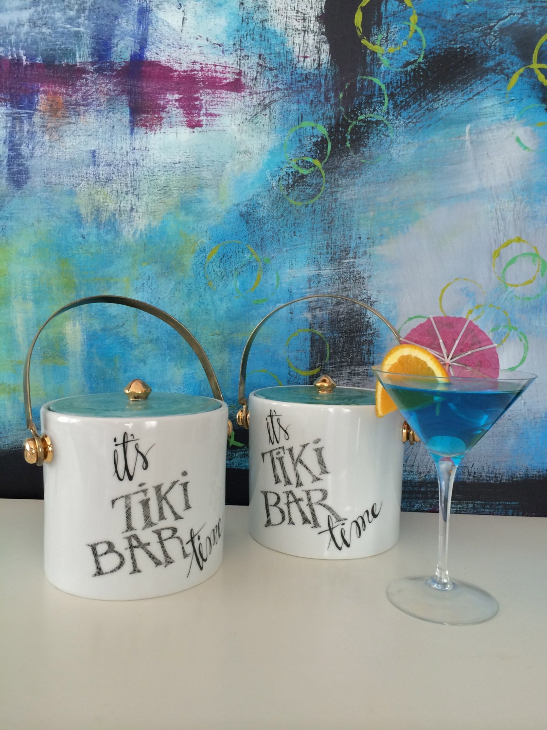 It's Tiki Bar Time Ice Bucket