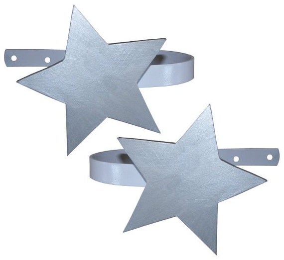 Star Curtain Tiebacks Silver Star Curtain by