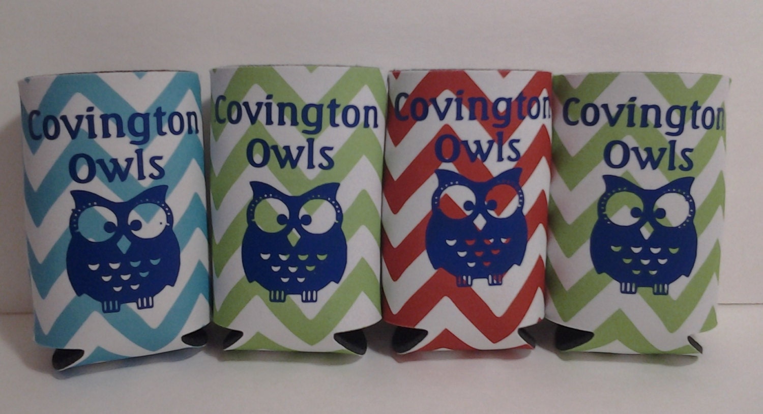 Chevron Embroidered Koozies