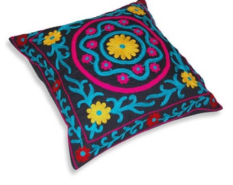 Indian embroidered cushion Cover