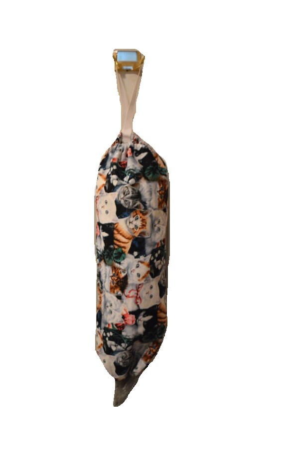 Cat Bag Holder Plastic Grocery Bag Holder Kitchen by