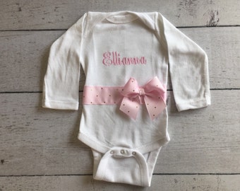 Items similar to Valentines Onesie & Diaper Cover Set, LOVE with ...