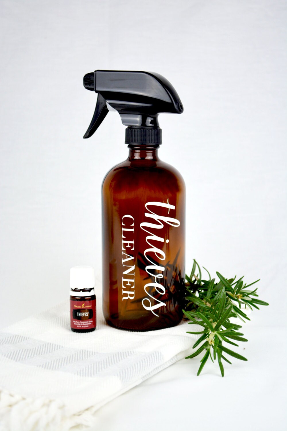 It is a graphic of Gargantuan Young Living Thieves Cleaner Label It is a picture of Gargantuan Young Living Thieves Cleaner Label