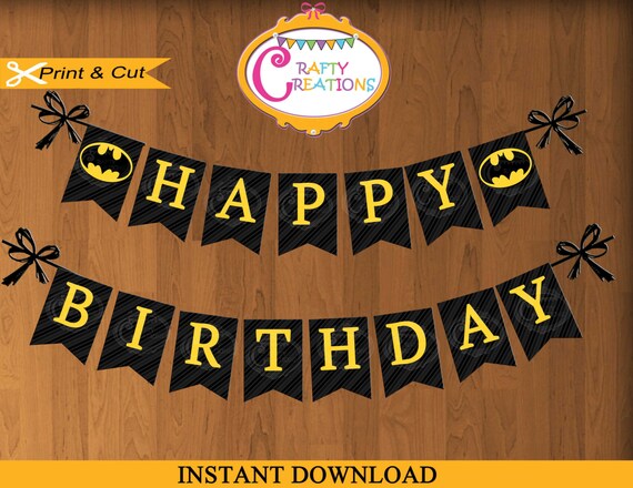 Batman Banner Printable Batman Birthday Party Banner Batman Batman Banner Printable Batman Birthday Party Banner Batman