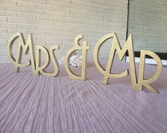 Mr & Mrs Art deco wedding signs|| Deco Wedding || Deco Designs for Modern Times || Gatsby wedding