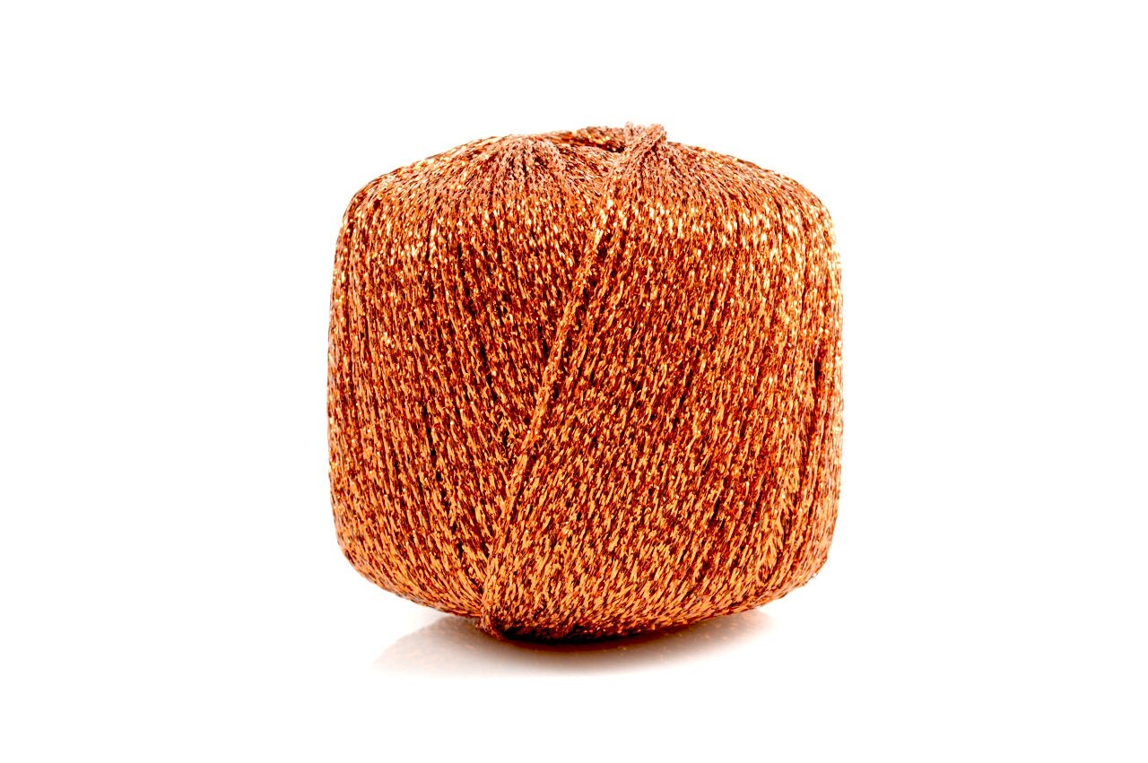 1mm METALLIC COPPER YARN Metallic Copper Yarn 1mm diameter