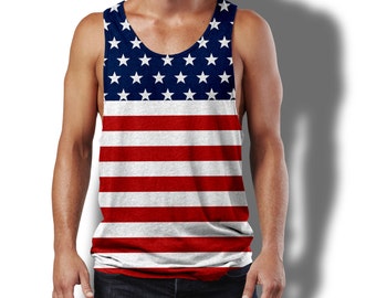 Items similar to Confederate Flag Tank Tops on Etsy