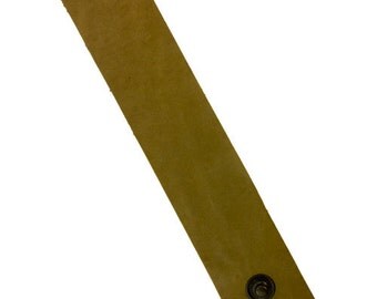 Leather Cuff Natural 1-1/2" Wide with 2 Snaps (LE2021)