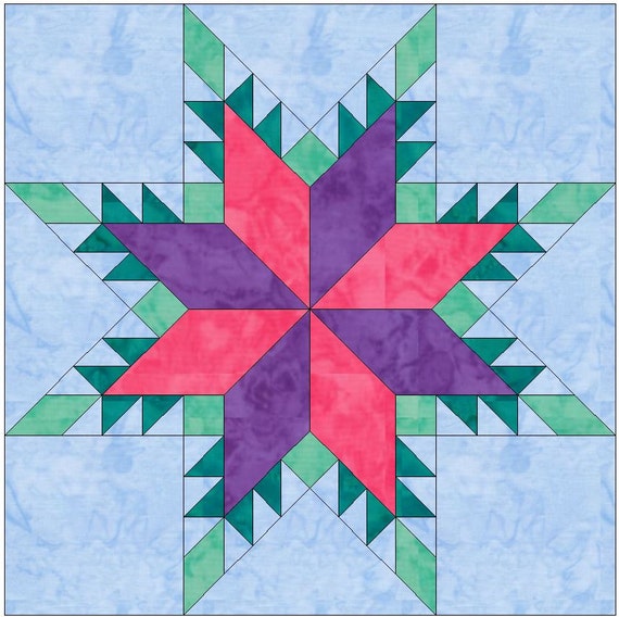 feathered-star-lemoyne-paper-piece-template-quilting-block