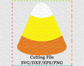 SVG EPS DXF Cutting File Candy Corn svg, candy svg, halloween svg, trick or treat svg, creativeapplique, halloween candy svg, candycorn svg