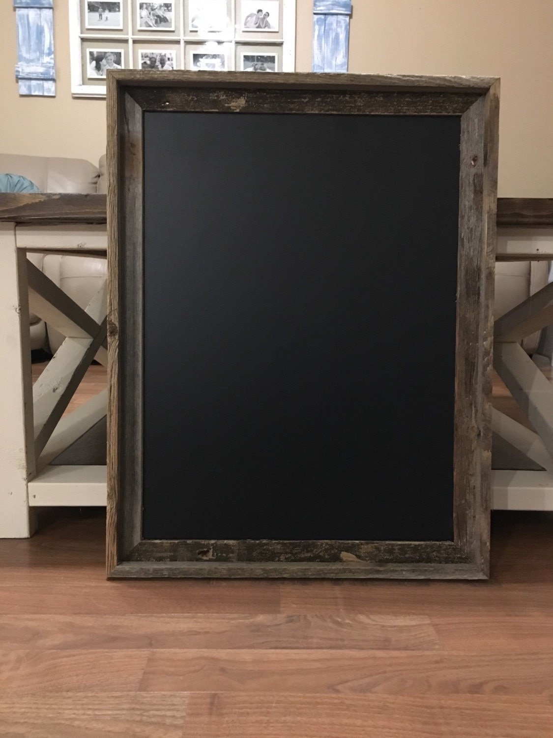 Large Chalkboard barn wood frame chalkboard chalkboards