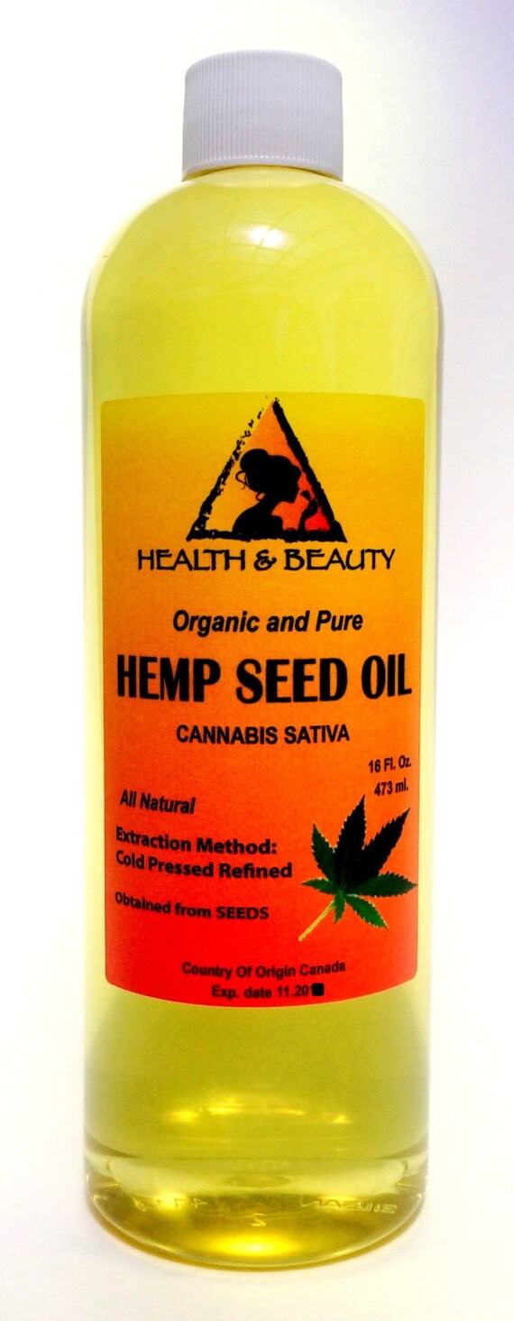 16 Oz Hemp Seed Oil Refined Organic Carrier Cold By Hboilscenter 5033