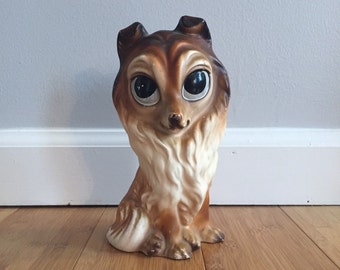 Vintage Porcelain " Lassie" Dog Figure