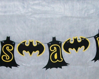 Batman "It's a Boy" / Super Hero Banner / Batman Baby Shower (595B)