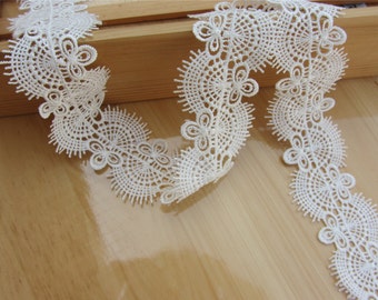 4.5cm white lace trim for DIY sewing,good wedding lace ribbon