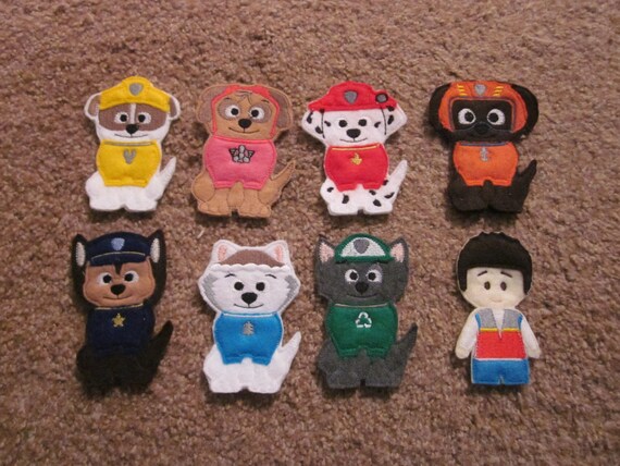 Paw Patrol Stick Puppets