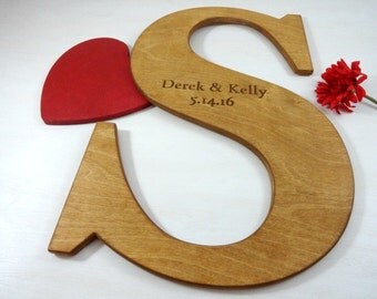 Large Wooden Wall Letters Wall Letters Guest Book Alternative Mr and Mrs Letters Large Letters for Wall Guestbook Letter Wedding Decoration