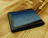 Items similar to Luxury wallets Curved Design Men wallet Designer wallet Denim Wallet Limited ...