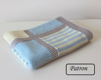 Couverture bébé patron / Patron tricot / patron tricot pour bébé