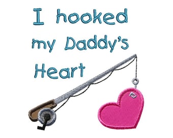 Hooked daddys heart | Etsy