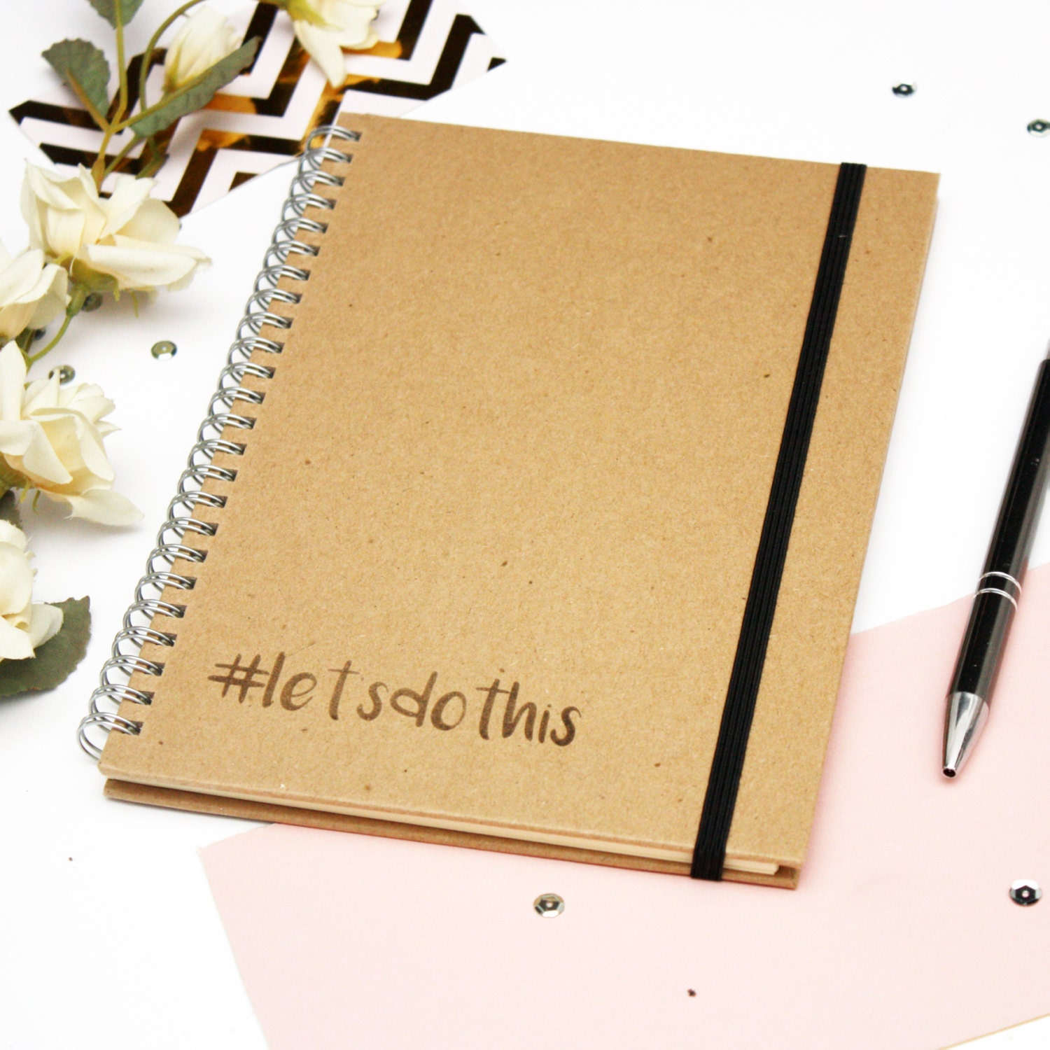 Personalised Notebook Gift for Him / Her Engraved by GLBGraphics