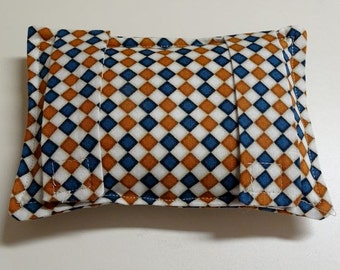 Port Softie Seatbelt Pad for Chemotherapy Patients - Masculine Checkerboard Print