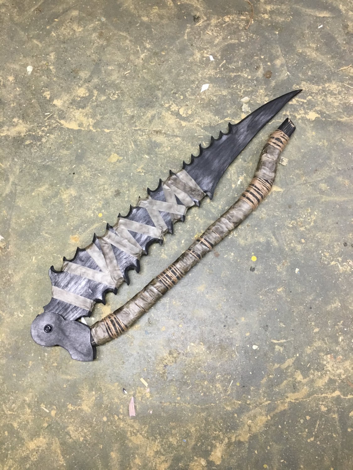 Bloodborne Saw Spear by MarkThomasCreations on Etsy