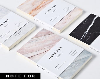 Minimalist Marble Notebook Journal Planners